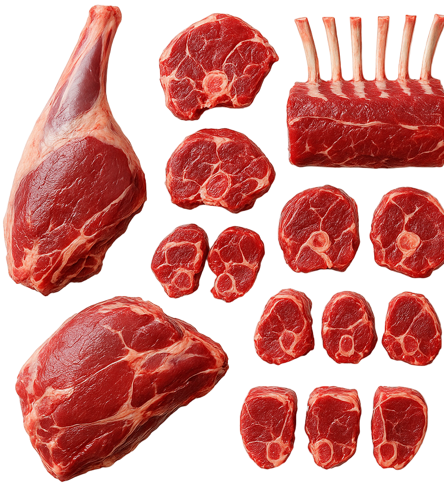 PRE-ORDER Custom Cut Grass-Fed Lamb