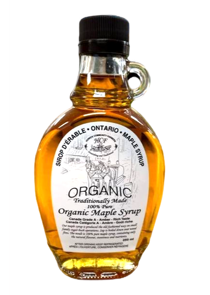HCF Organic  Maple Syrup - Pure, Medium (250 ml)