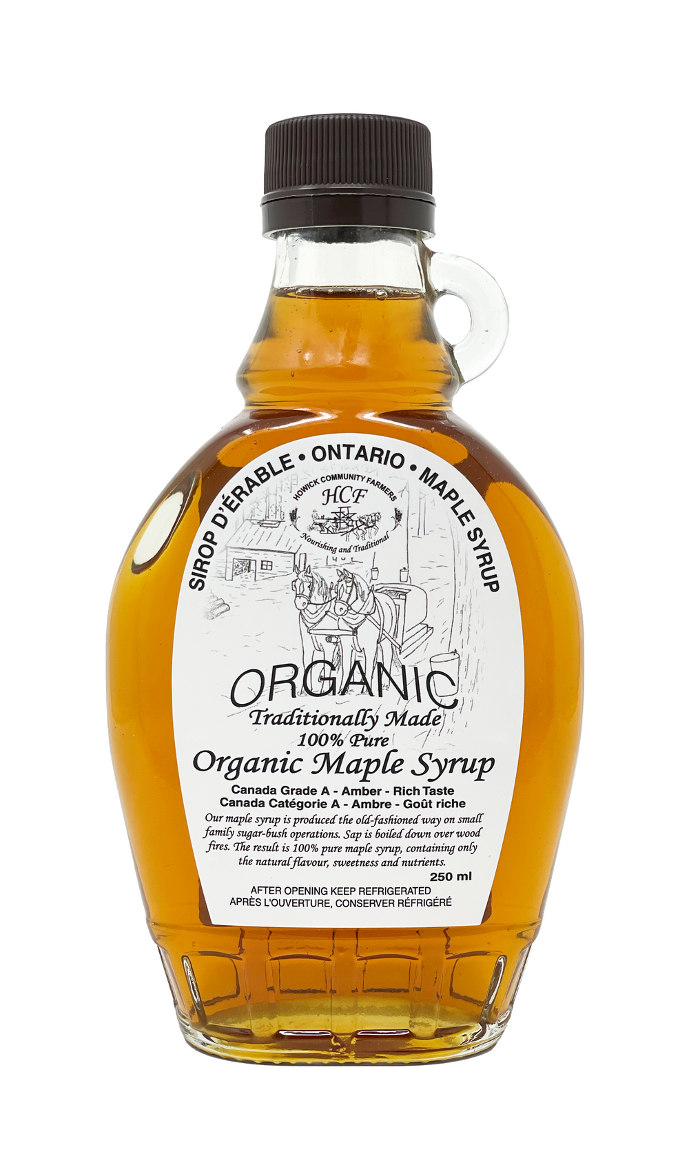 HCF Organic  Maple Syrup - Pure, Medium (250 ml)