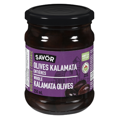 Savor Olives Pitted Kalamata 250mL