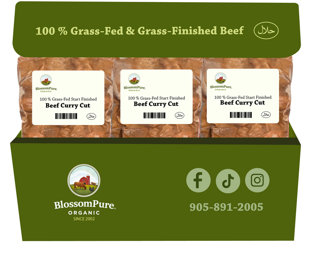 100% Grass-Fed & Finished Beef Curry Cuts (10 Packs)