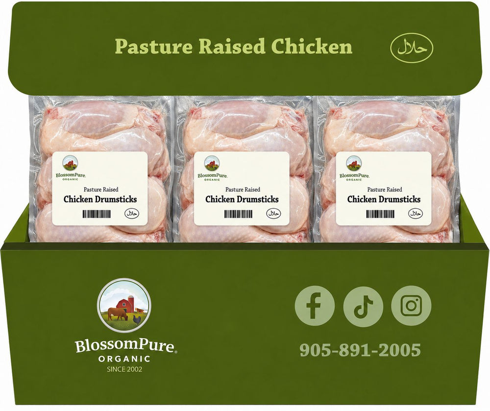 Pasture Raised Chicken Drumsticks Box (11 Packs) – BlossomPure Organic