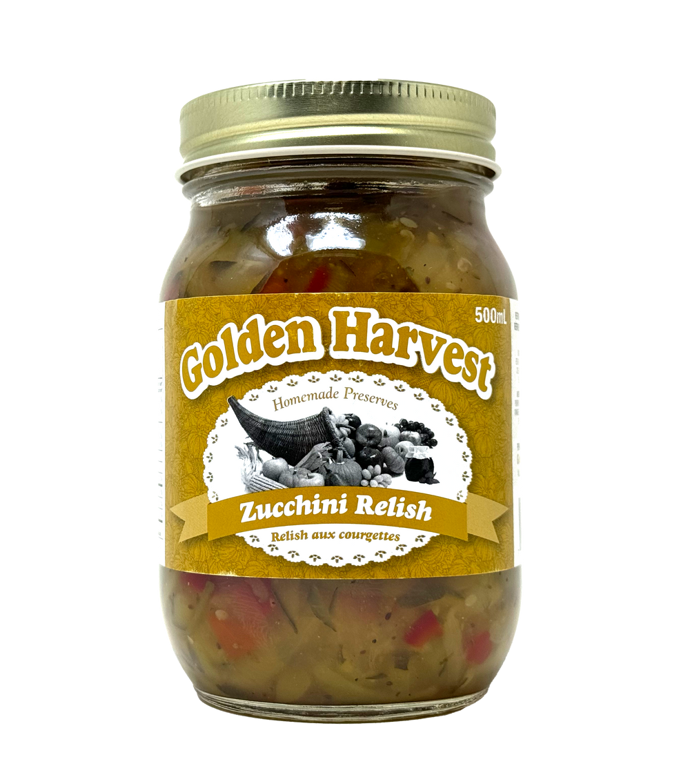 Zucchini Relish Golden Harvest 500ml