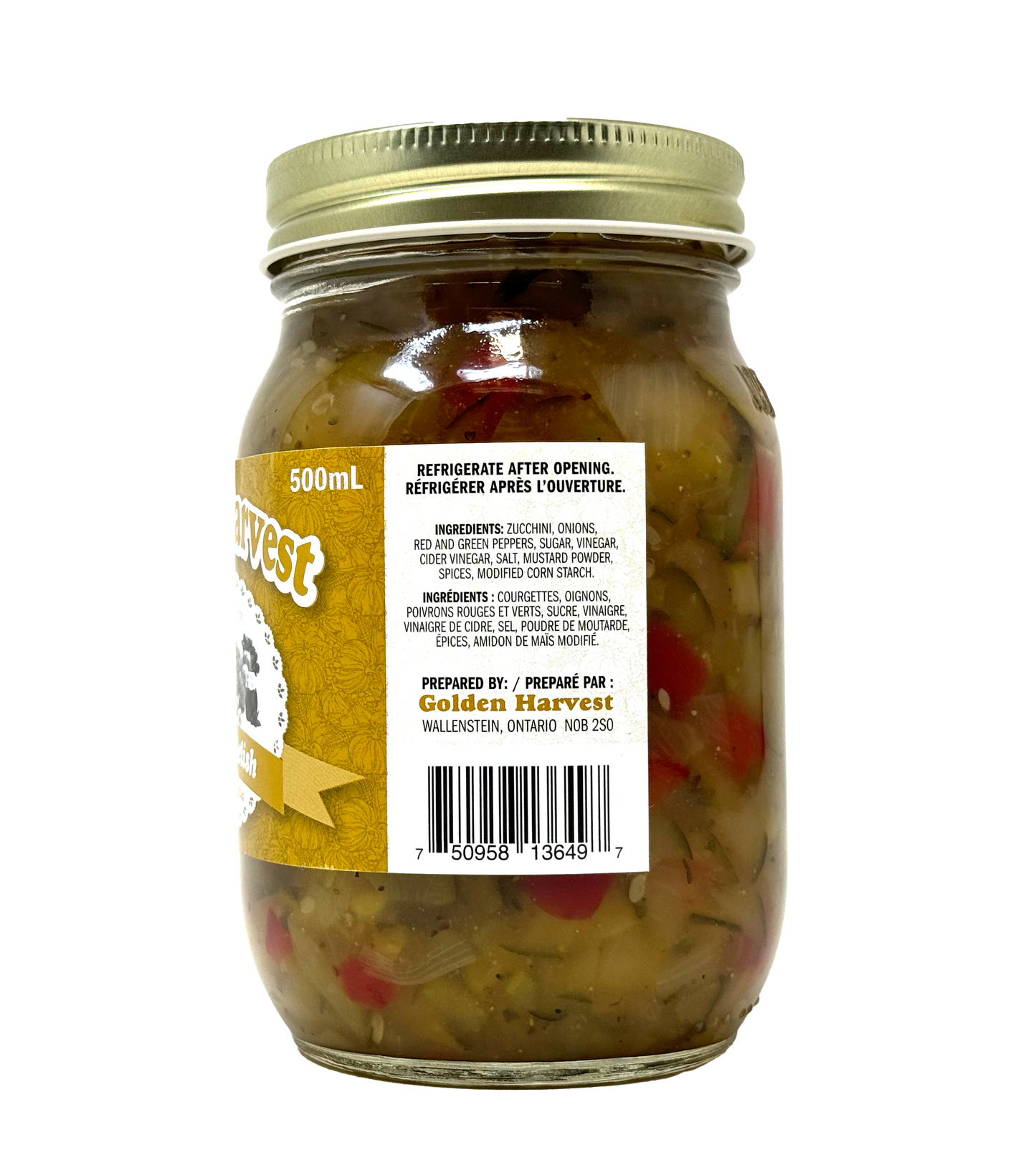 
                  
                    Zucchini Relish Golden Harvest 500ml
                  
                