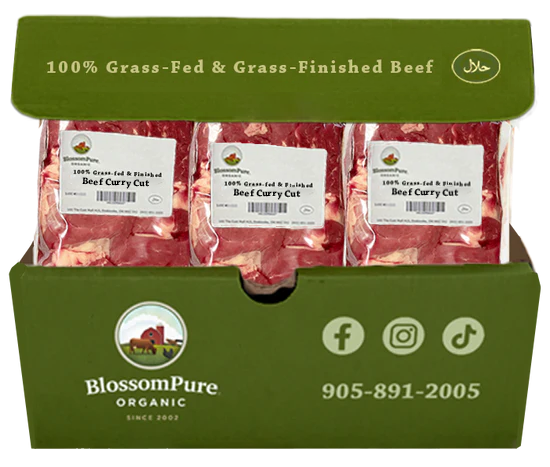 100% Grass-Fed & Finished Beef Curry Cuts (10 Packs)