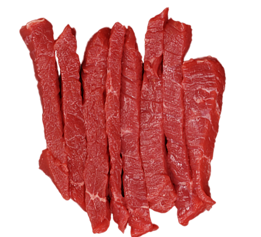 100% Grass-Fed & Finished Beef Stir-fry Strips (~0.9 lb Pack)